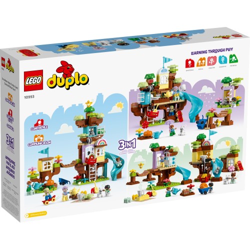 LEGO DUPLO 3Σε1 Δεντρόσπιτο 10993 Σετ Παιχνιδιού Κατασκευής  10993 5702017417714