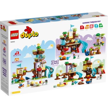 LEGO DUPLO 3Σε1 Δεντρόσπιτο 10993 Σετ Παιχνιδιού Κατασκευής  10993 5702017417714