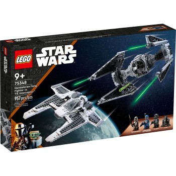 LEGO Star Wars Μανταλοριανό Μαχητικό Φανγκ Εναντίον Αναχαιτιστικού Ται 75348 5702017421339