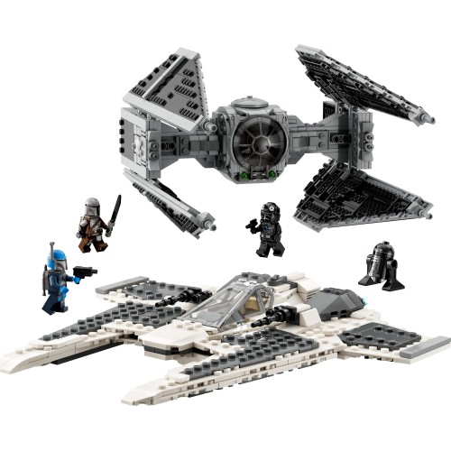 LEGO Star Wars Mandalorian Fang Fighter Vs. Tie Interceptor 75348 5702017421339