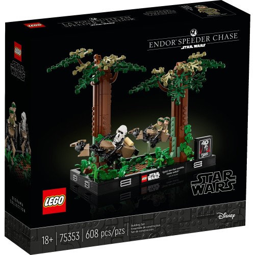 LEGO Star Wars Διόραμα Καταδίωξης Με Ταχυσκάφος Στον Έντορ 75353 5702017421377