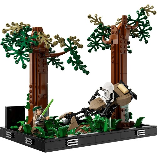 LEGO Star Wars Διόραμα Καταδίωξης Με Ταχυσκάφος Στον Έντορ 75353 5702017421377