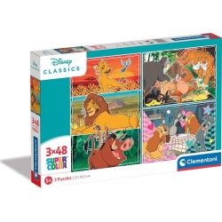 Clementoni Παιδικό Παζλ Supercolor Disney Classic 3X48 Τμχ 1200-25285 8005125252855