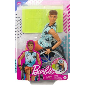 Mattel Barbie ?Ken Doll with Wheelchair HJT59 194735094554