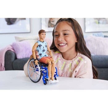 Mattel Κεν Fashionistas Με Αναπηρικά Αμαξίδιο - Καστανά Μαλλιά HJT59 194735094554