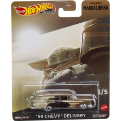 Mattel Hot Wheels Pop Culture Star Wars Mandalorian 59 Chevy Delivery DLB45 / HKC96 194735100798