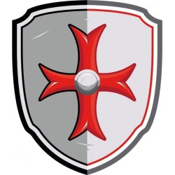 papo Maltese Cross Shield Foam Set Ασπίδα Ιππότη 20011 3465000200114