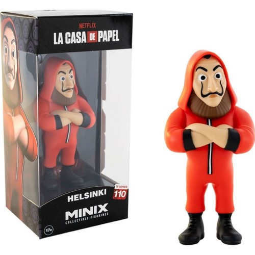 Minix Η Τέλεια Ληστεία Φιγούρα Helsinki+Μάσκα La Casa De Papel MNX07000 8056379148890
