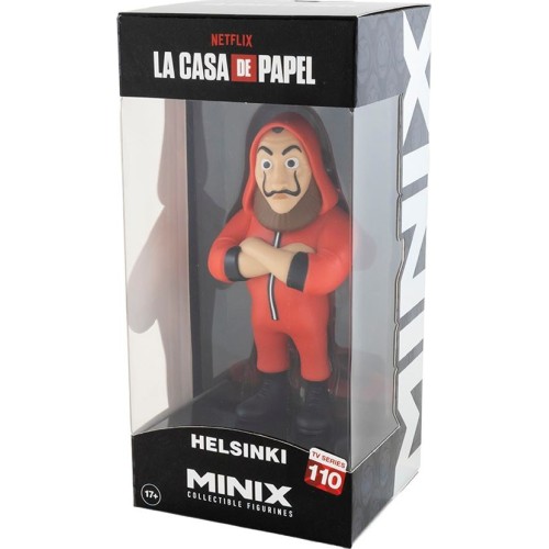 Minix Η Τέλεια Ληστεία Φιγούρα Helsinki+Μάσκα La Casa De Papel MNX07000 8056379148890