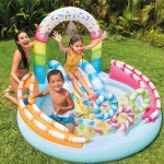 INTEX Candy Fun Play Center Πισίνα Ο Κόσμος της Καραμέλας  170x168x122εκ 57144 6941057422619
