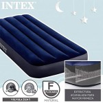 INTEX Full Dura-Beam Classic Downy Airbed 137x191x25cm Στρώμα με Τεχνολογία Ινών 64758 6941057412450