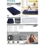 INTEX Full Dura-Beam Classic Downy Airbed 137x191x25cm Στρώμα με Τεχνολογία Ινών 64758 6941057412450