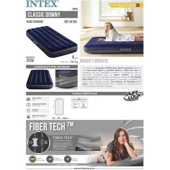 INTEX mattress with fiber tech technology 64758 6941057412450