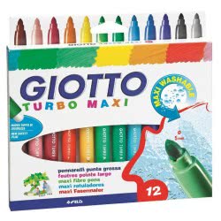 Giotto Μαρκαδόροι Χοντροί Turbo Maxi 12Τεμ 000076200 8000825075100