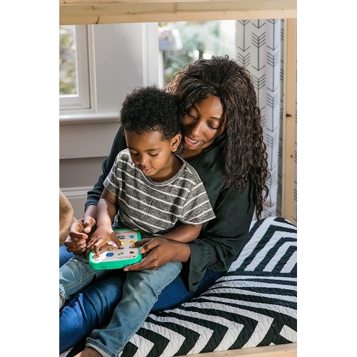 Hape baby einstein  magic touch tablet wooden musical toys with over 150 melodies and 3 languages english, french and spanish, f
