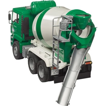 bruder Man Tga Cement Mixer Green 02739 4001702027391