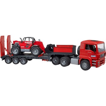 bruder Man Tga Oplegger Met Manitou Telescooplader Mlt 633 02774 4001702027742