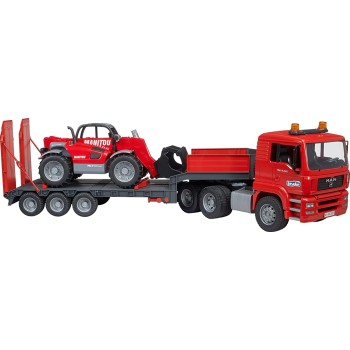 bruder Man Tga Oplegger Met Manitou Telescooplader Mlt 633 02774 4001702027742