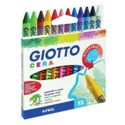 Giotto Cera Κηρομπογιές 9Cm 12Τμχ 000281200 8000825059001