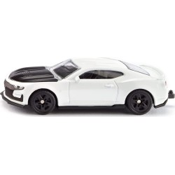 siku Chevrolet Camaro, Metal/Plastic, White, Opening Bonnet, Trailer Hitch SI001538 4006874015382