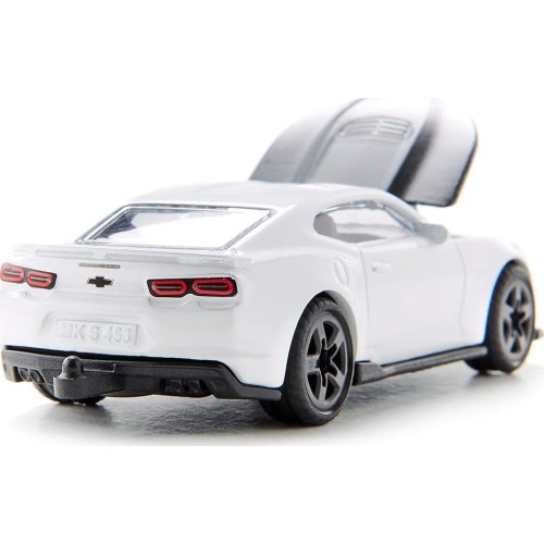 siku Chevrolet Camaro, Metal/Plastic, White, Opening Bonnet, Trailer Hitch SI001538 4006874015382