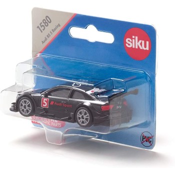 siku Audi Rs 5 Race Car, Metal/Plastic, Multicolour, Large Rear Wing, Toy Car For Children SI001580 4006874015801