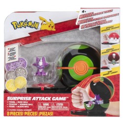Jazwares Pokemon Παιχνίδι Μάχης 1 Τεμ. Surprise Attack Toxel And Dusk Ball JW002724 191726426424