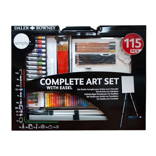daler-rowney Complete Art Set Σετ Ζωγραφικής σε Βαλιτσάκι 115τμχ 196500604 5011386121291