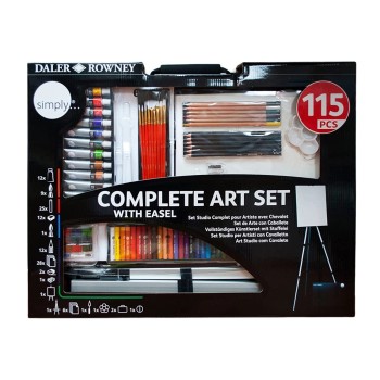 daler-rowney Complete Art Set Σετ Ζωγραφικής σε Βαλιτσάκι 115τμχ 196500604 5011386121291