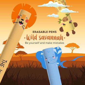 Legami Erasable Gel Pen, Ball On The End To Remove Ink Without Consuming EP0019 8054117629984