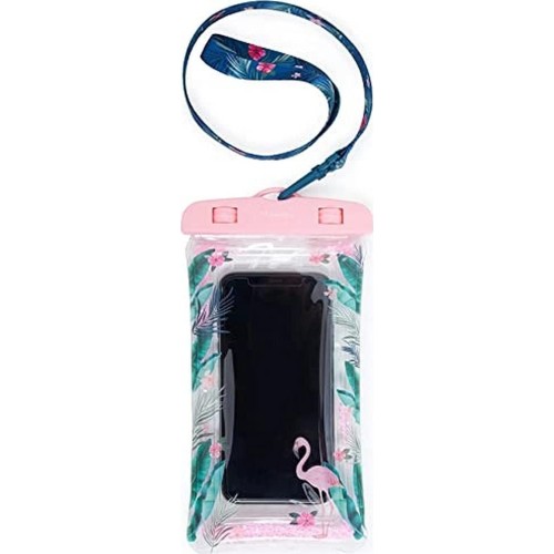 Legami Waterproof Case For Smartphone, Theme: Flamingo, Airtight Snap WPP0001 8052461961644