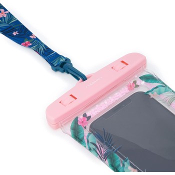 Legami Waterproof Case For Smartphone, Theme: Flamingo, Airtight Snap WPP0001 8052461961644