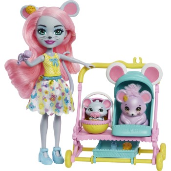 Mattel Enchantimals Mice Trolley GJX35 / HKR57 194735107209