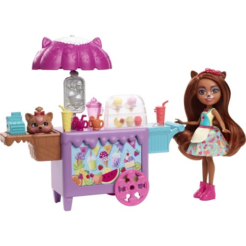 Mattel Enchantimals Storytelling Drinks Stand City Tails  GJX35 / HHB88 194735063109