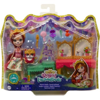 Mattel Enchantimals Storytelling Fox Vanity Κούκλα και Σετ GJX35 / GYJ05 887961972665
