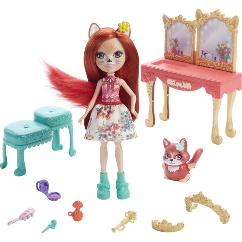Mattel Enchantimals Storytelling Fox Vanity GJX35 / GYJ05 887961972665