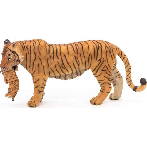 papo Tigress With Cub Wild Animal Kingdom Figurine, Multicolour 50118 3465000501181