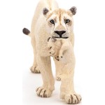 papo Wild Animal Kingdom Λευκό Λιοντάρι με Κουταβάκι 50203 3465000502034
