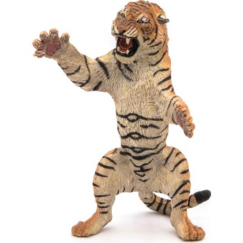 papo Wild Animal Kingdom Figurine,  Standing Tiger, Multicolour 50208 3465000502089