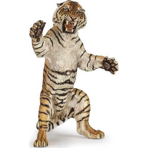 papo Wild Animal Kingdom Figurine,  Standing Tiger, Multicolour 50208 3465000502089