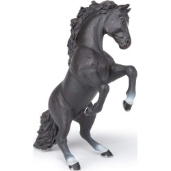 papo Black Reared Up Horse 51522 3465000515225