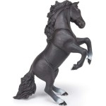 papo Black Reared Up Horse 51522 3465000515225