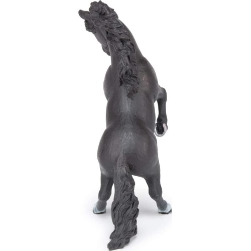 papo Black Reared Up Horse 51522 3465000515225