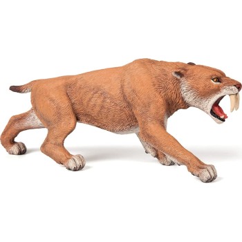 papo Smilodon The Dinosaurs Figurine, Multicolor 55022 3465000550226