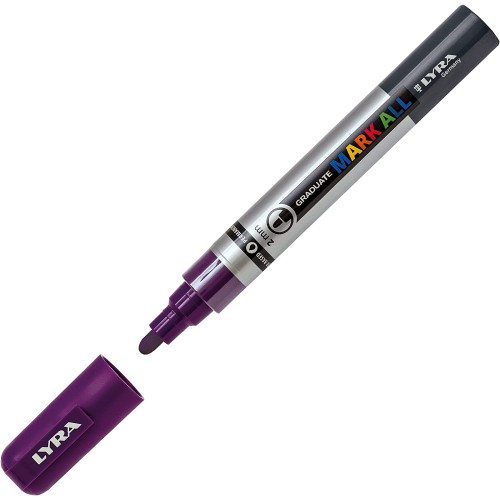 Lyra Μαρκαδόροι Graduate Mark All 2mm - Μώβ L6820037 4084900604908