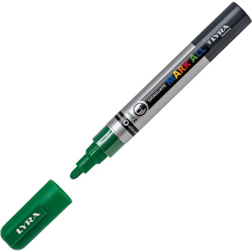 Lyra Μαρκαδόροι Graduate Mark All 2mm - Πράσινο L6820067 4084900608081