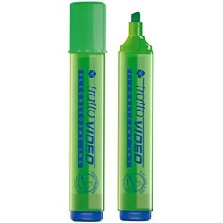 tratto Video Stroke Highlighter - Green - Chisel Tip - 1.0 To 5.0Mm Line - Stroke 830202 8000825830426