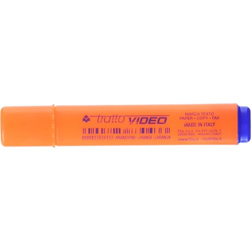tratto Orange Video Stretch Fluorescent Highlighter 830203 8000825830433
