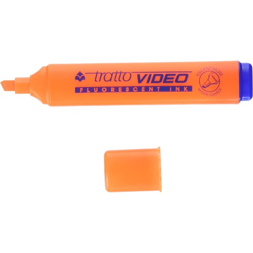 tratto Orange Video Stretch Fluorescent Highlighter 830203 8000825830433
