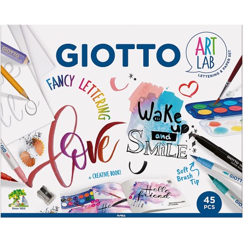 Giotto Εργαστήριο Τέχνης Σετ Δημιουργικής Απασχόλησης Art Lab Fancy Lettering 000582100 8000825040474